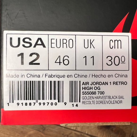 Air Jordan 1 Retro High OG “Rookie of the Year”Brand New in Box size 12 - Picture 9 of 10